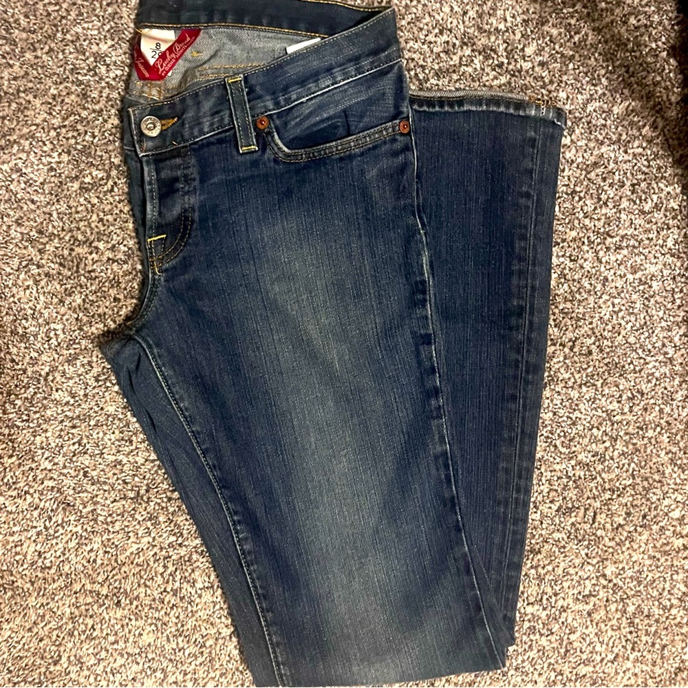 Lucky Brand Dungarees Sweet Dream Jean Womens  8/29 Low Rise-Bootcut-Button-fly
